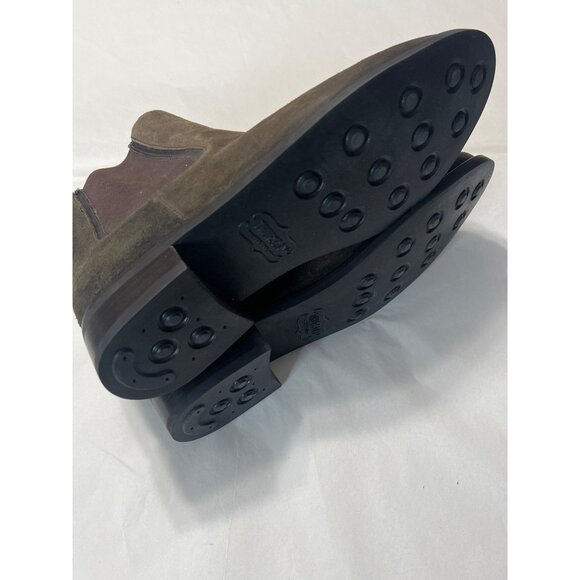 Thursday Boot Co. Womens Duchess Chelsea Boots Dark Olive 9 - Picture 4 of 11